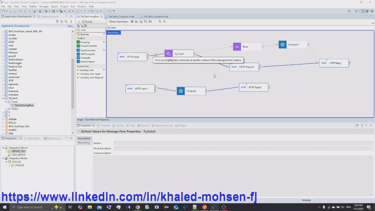 What's TryCatch & Trace nodes and how to use it ? IBM App Connect (ACE)
