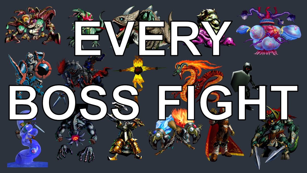 Every Boss Fight in Zelda: Ocarina of Time 3D (Nintendo 3DS)
