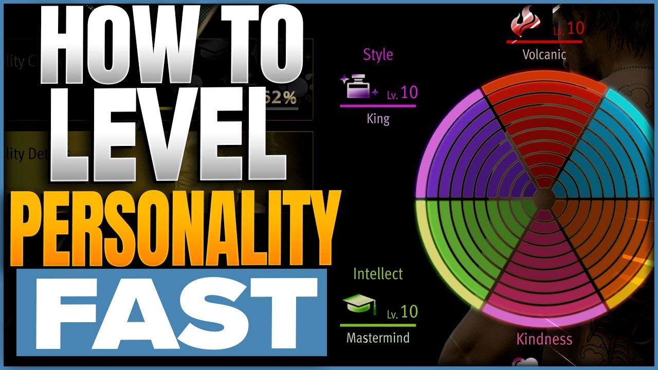 How To Level Personality Fast In Like A Dragon Infinite Wealth (Passion, Confidence, Charisma etc)