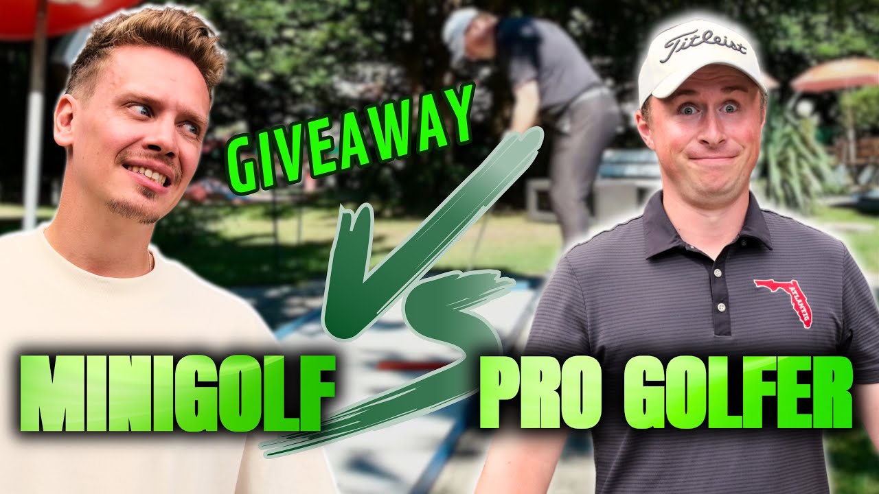 WIE GUT spielt ein GOLFPROFI Minigolf? 😱🤨