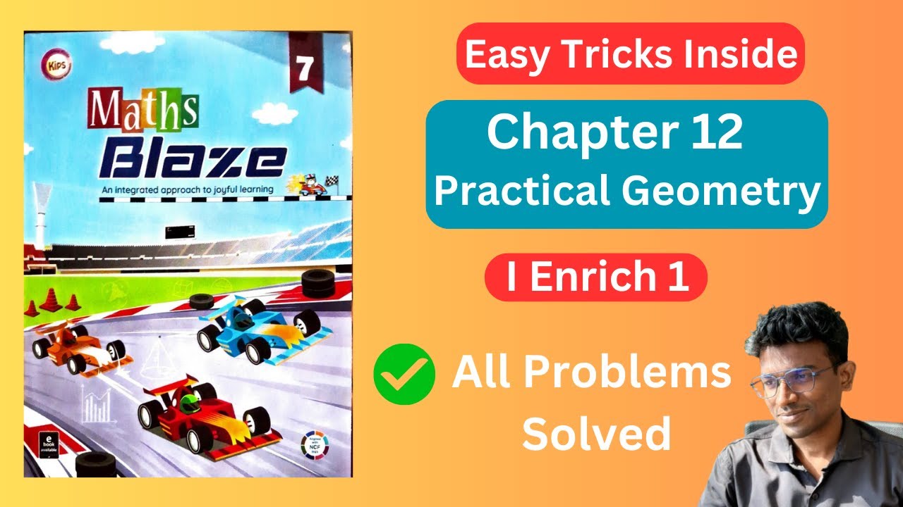 Class 7 Maths Chapter 12 | I Enrich 1 Solved | Practical Geometry | Maths Blaze  