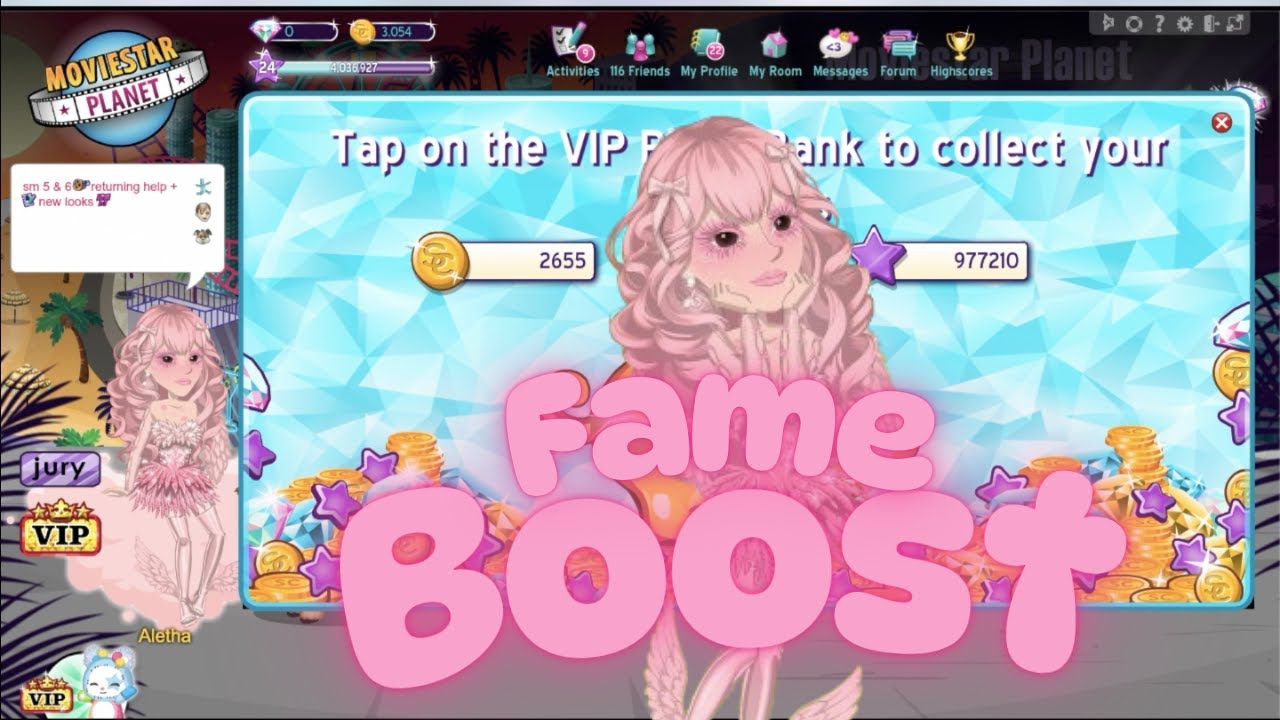 Msp 1 Fame boost, leveling up