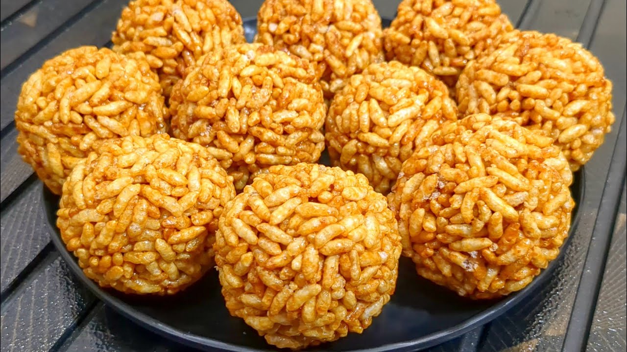 ಚುರುಮುರಿ ಉಂಡೆ | Churumuri Unde | Mandakki laddu | Puri Unde | Kadlepoori Unde | Murmura Laddu recipe
