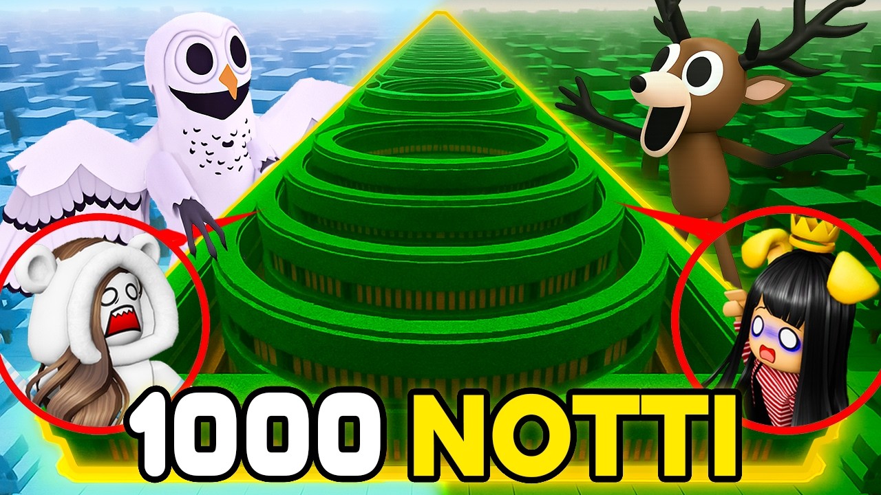 Cosa succede dopo 1000 NOTTI nella foresta di Roblox?
