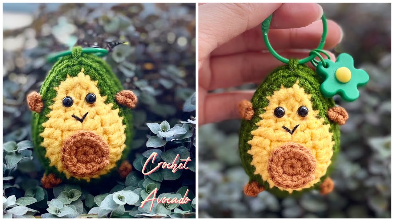 Cách móc len trái bơ đơn giản | Crochet Avocado| Moc Dan Handmade