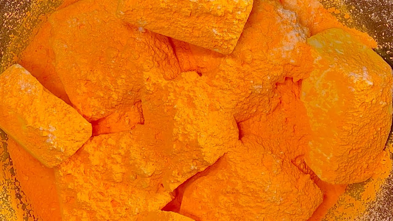 Fresh Blocks & Orange Pigment = 🧡🤩 | GYM CHALK ASMR