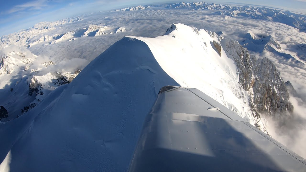 Grand vol au dessus du Mont Blanc en Robin DR400