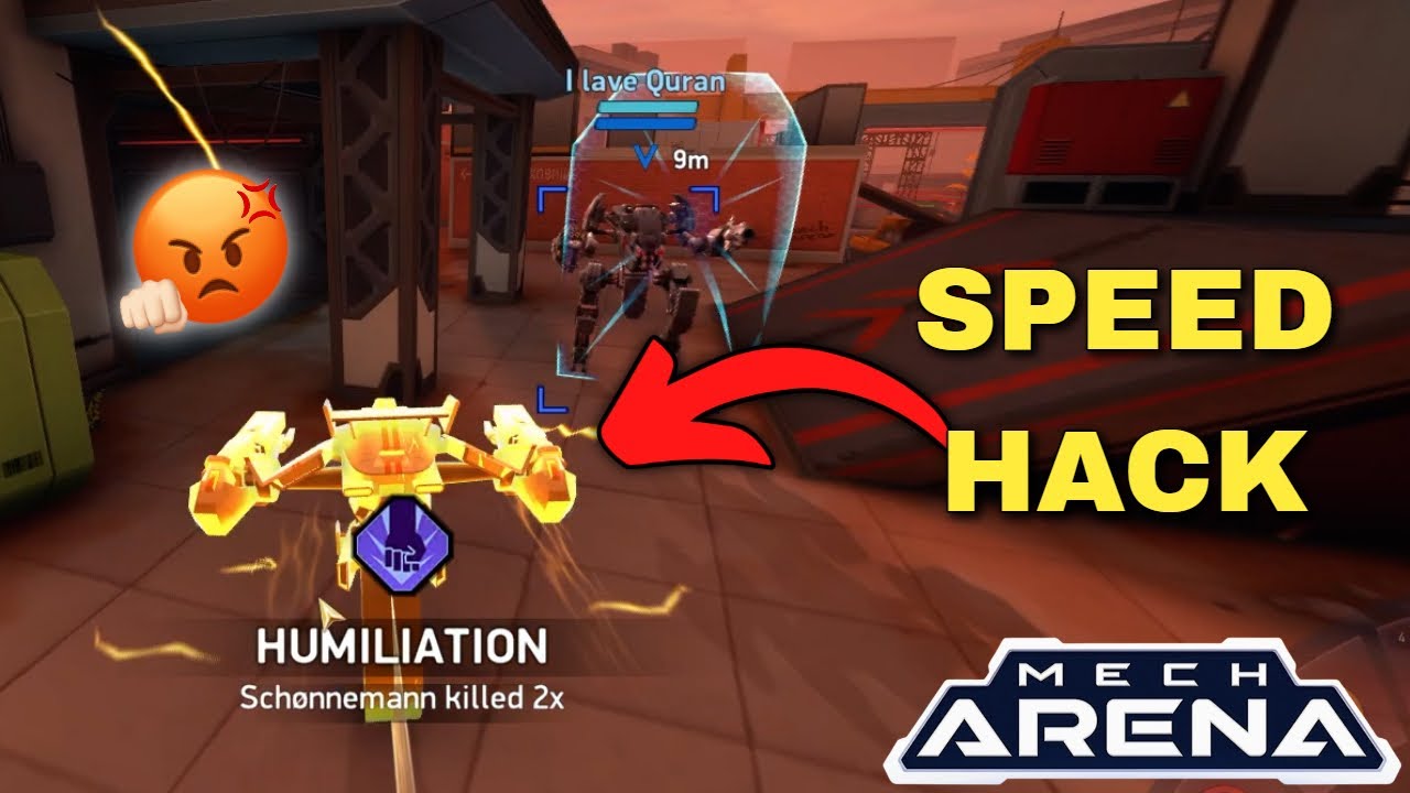 He was using Speed hack in tournament | Hacker Spotted😡| Mech Arena