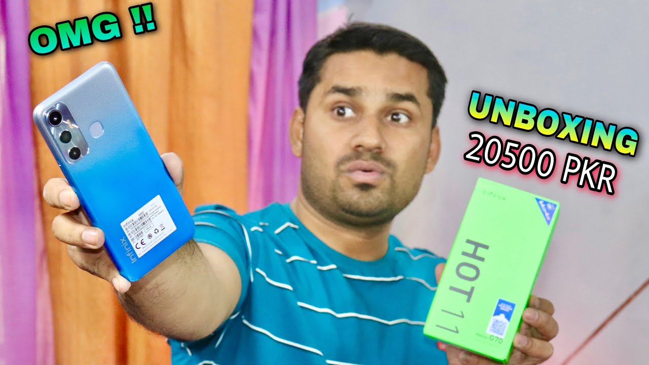 Infinix Hot 11 Unboxing 🔥 Helio G70 | 4GB/64GB  | 5200Mah | Hindi/Urdu | Price in Pakistan !!