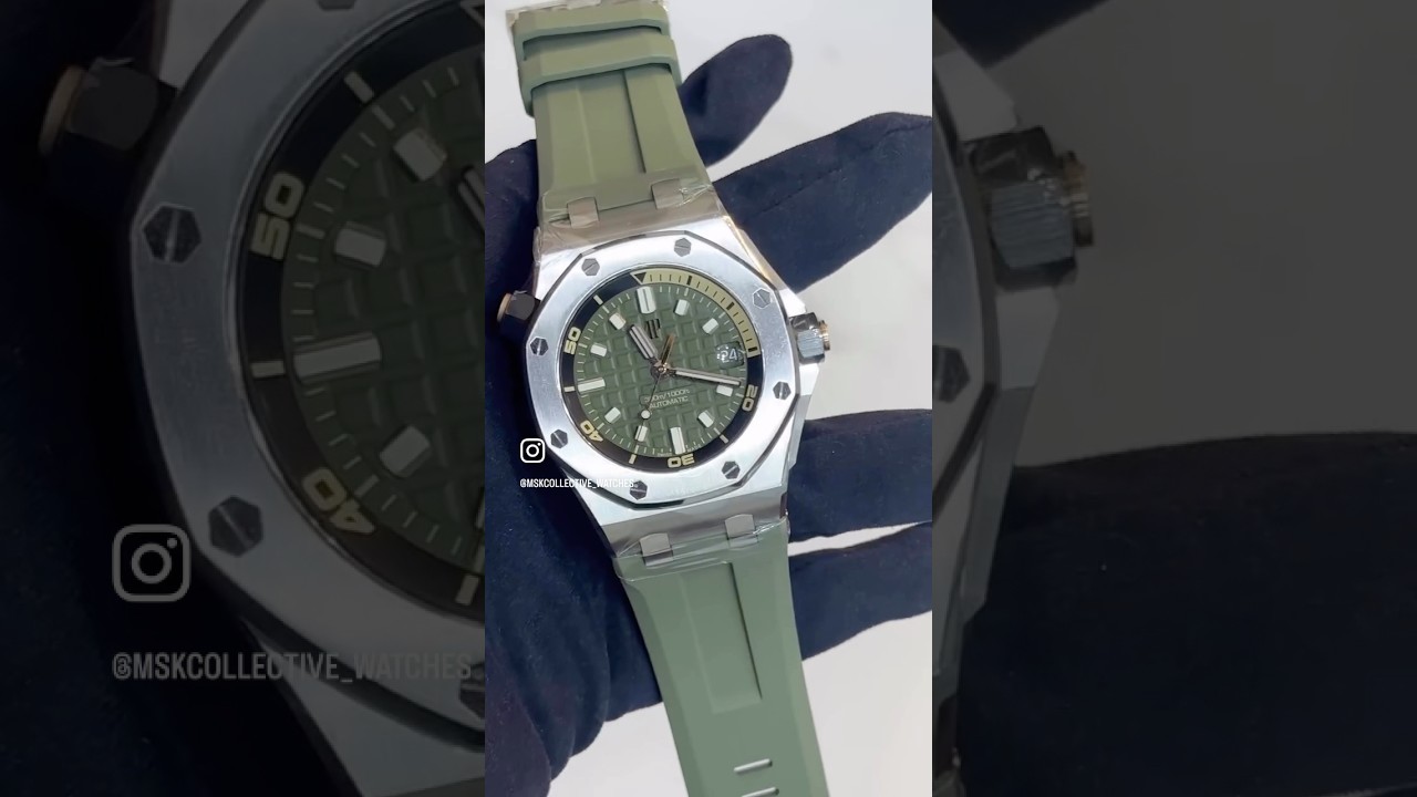 Audemars Piguet Royal Oak Offshore Diver 15720ST Khaki Green 