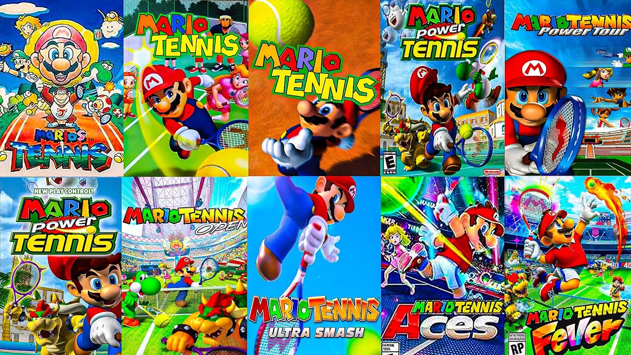 Эволюция игр серии Mario Tennis (1995-2026)
