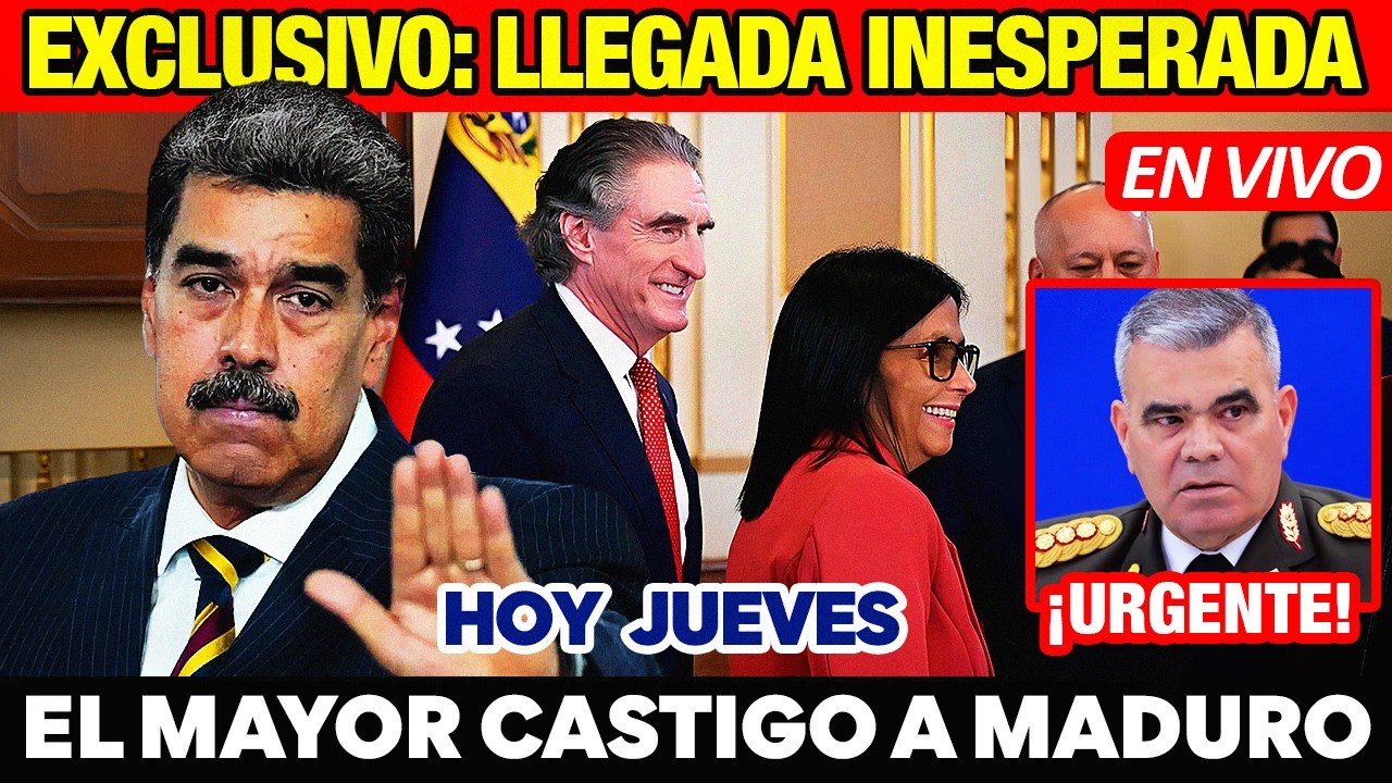 🚨 ¿QUÉ SIGNIFICA LA LLEGADA DEL SECRETARIO DEL INTERIOR DE EEUU? 🔴 ¿MADURO RUMBO A LA PENA MÁXIMA?