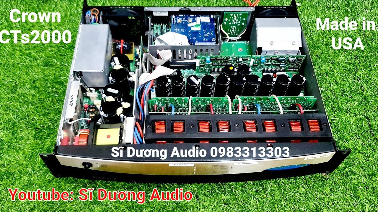 Crown CTs2000 Made In USA Đẹp xuất sắc zin nguyên bản, Loa EV Eliminator,  Sĩ Dương Audio 0983313303