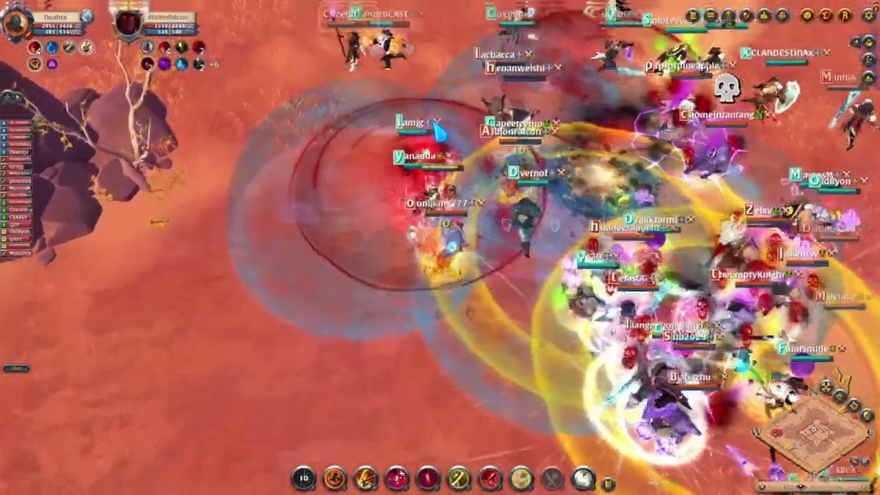 20v20 - Pactada en Daemonium Keep - Pov Bear Paws - Albion Online