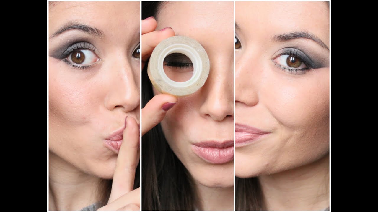 Sexy Smokey Eye FACILISSIMO per Natale e Capodanno... con lo scotch!