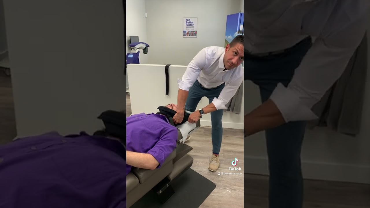 This was an awesome decompression chiropractic adjustment from Boca Raton chiropractor Dr. McNabb