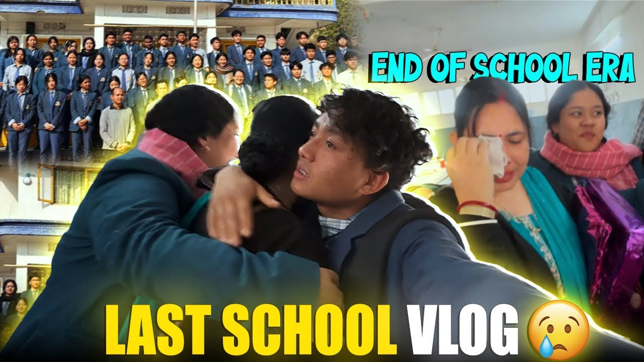 Mam cried so hard 🥹🥲ll last day in school 🫠 💔 ll Arunachal🇮🇳🥲Good shepherd public school 🥰