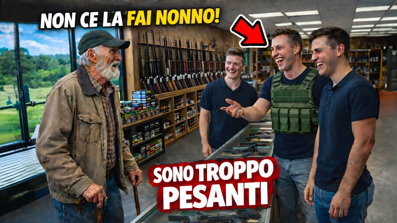Deridono un Vecchietto in Armeria, Finché Non Entra il Titolare...