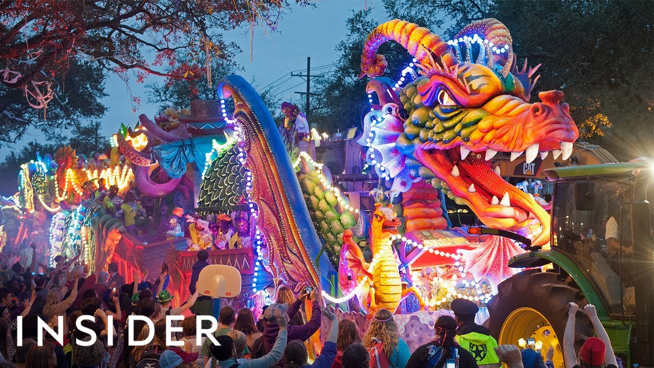 Behind The Scenes Of How New Orleans' Mardi Gras Parade Floats Are Made