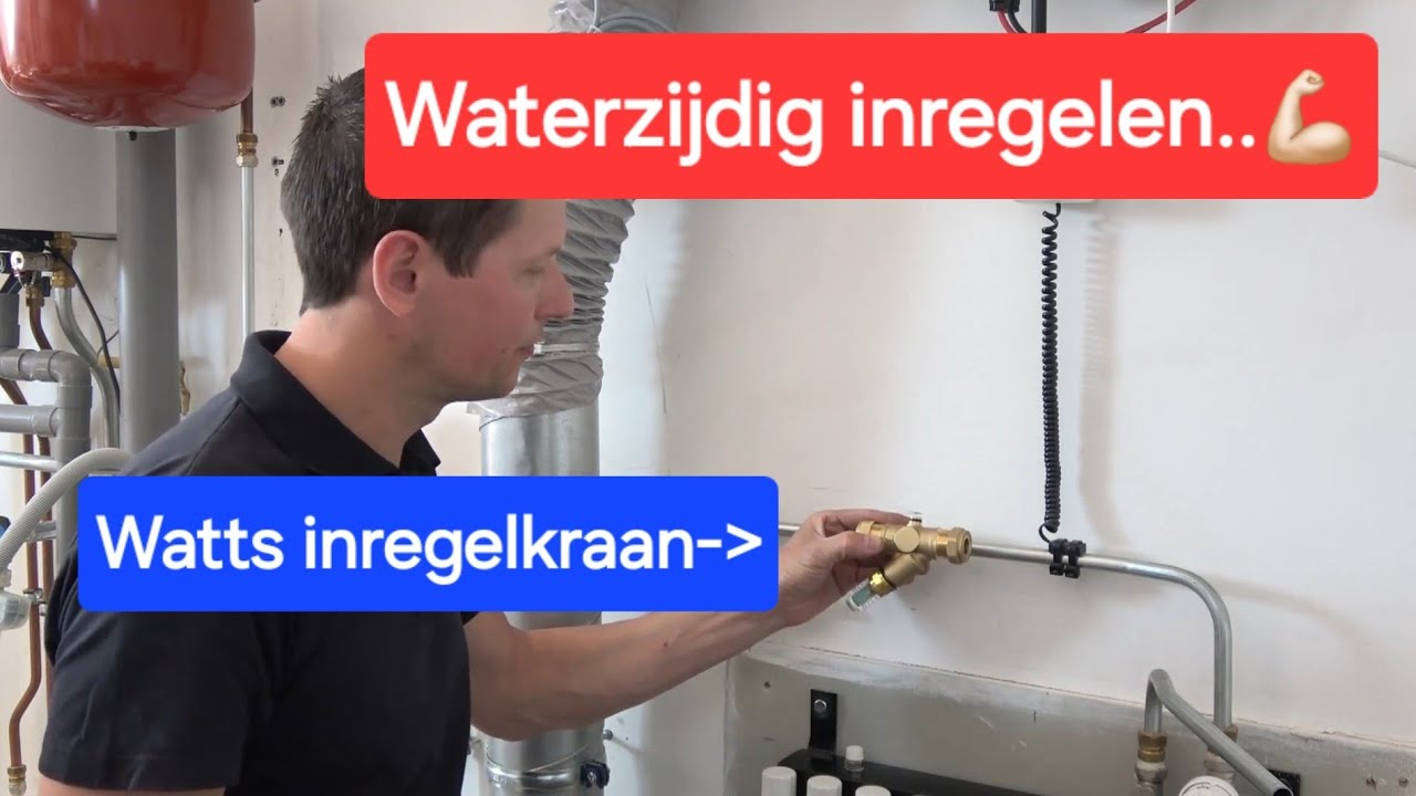 Hoe plaats je een Watts inregelkraan...