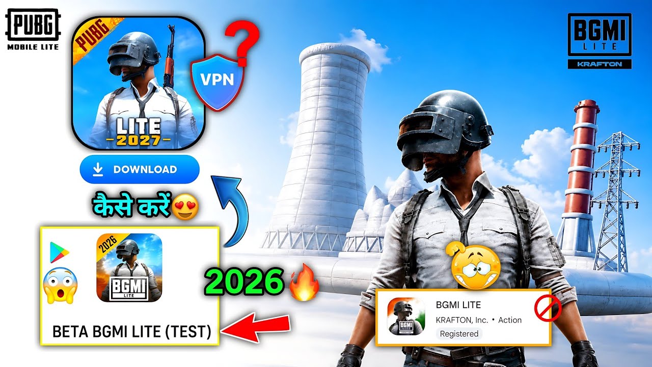 😱How To Download Pubg/BGMi Light New Update! 2026 | No H@ckers🤯| BGMi Lite Beta Test!😳 Update 2026 🔥