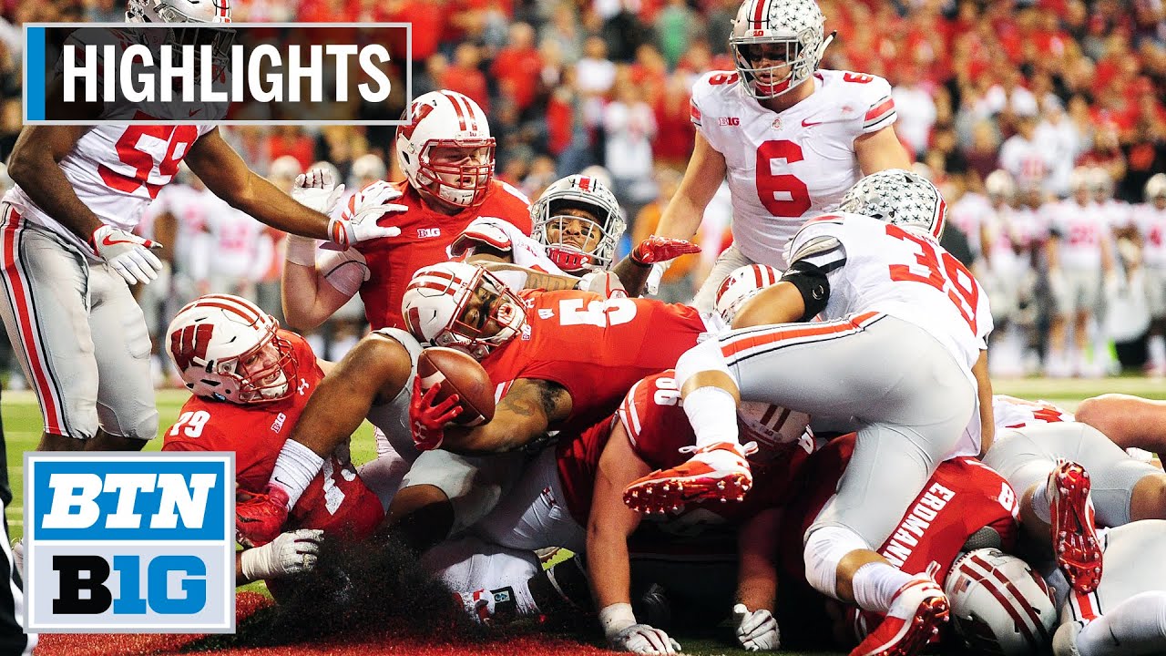 Основные моменты: Воспоминания &mdash; Buckeyes End Badgers непобедимы в сезоне | Чемпионат B1G по футб...
