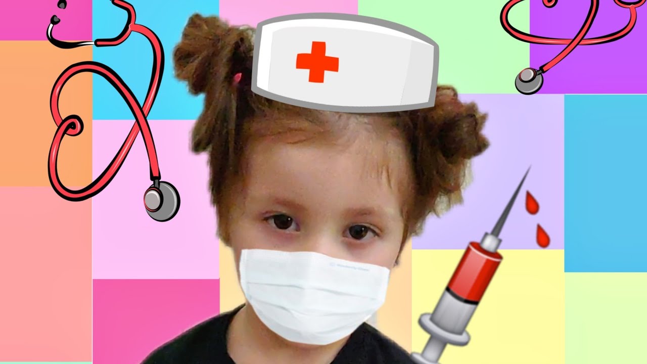 ХАННА ИГРАЕТ В ДОКТОРА, МАЛЫШКА ЗАБОЛЕЛА HANNA PLAYS A DOCTOR BABY GOT SICK