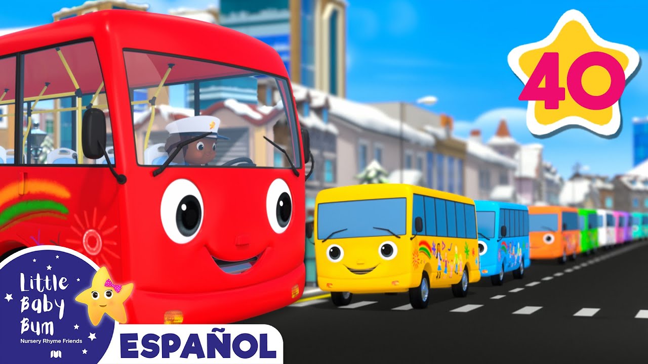 ¿Cuántos Autobuses? |🚌 Caricaturas de autobuses 🚌| Canciones infantiles | LBB Español