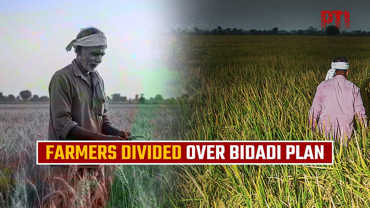 Farmers protest Bidadi township project over large-scale land acquisition near Bengaluru