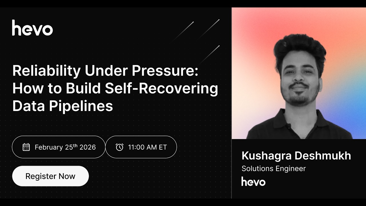 Demo days: Reliability Under Pressure: How to Build Self-recovering Data Pipelines