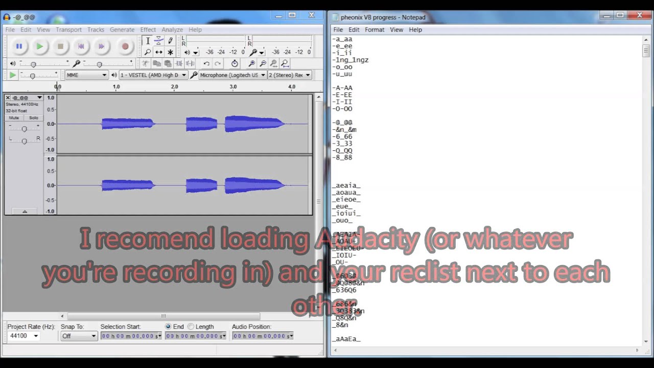 UTAU Basic tutorial