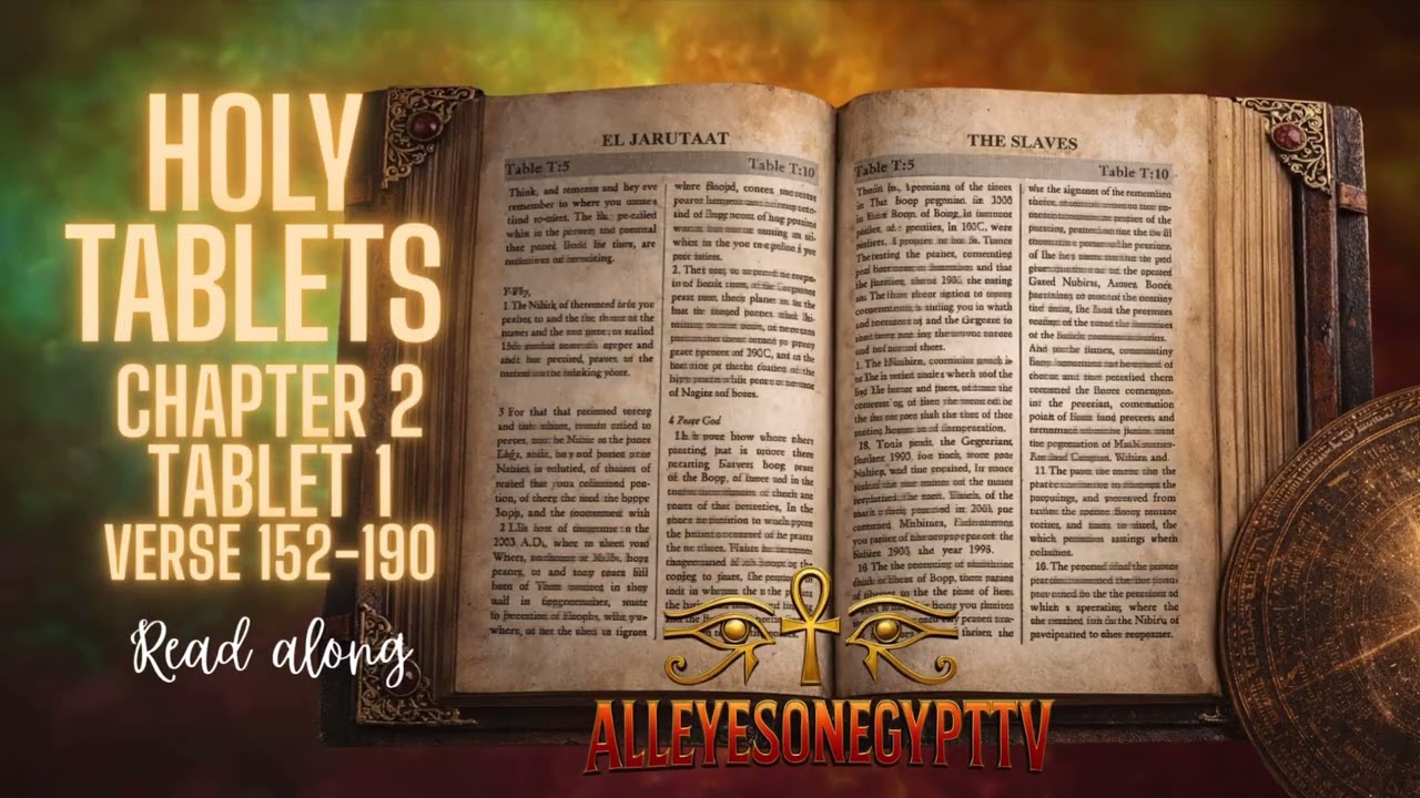 Holy Tablets Chapter 2 | Tablet 1 Verses 151–190 | Enlil, Enqi & the Great Divide