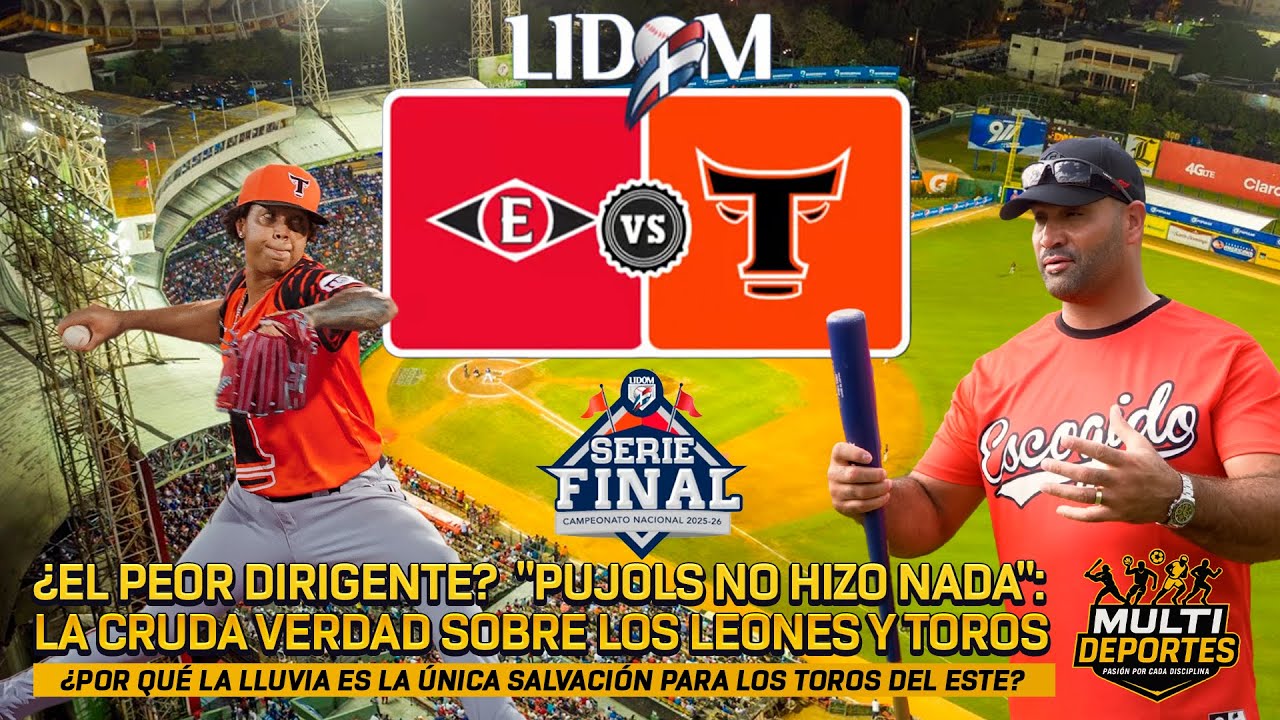 ¿SE ACABÓ LA FINAL? ¿El error de JC Mejía le costó el CAMPEONATO a los Toros? | Análisis LIDOM