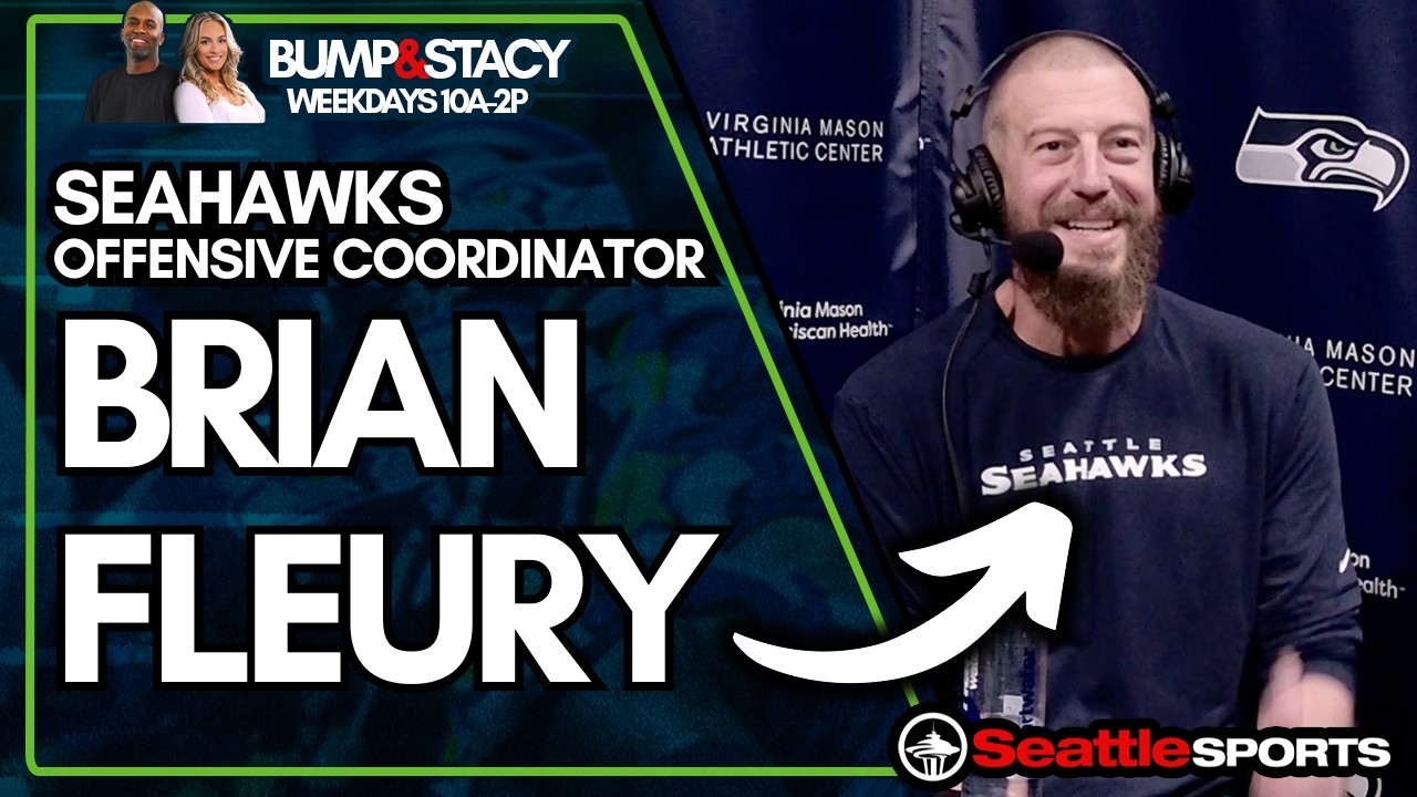 Exclusive: Brian Fleury's First Interview as Seahawks Offensive Coordinator | #SeattleSports