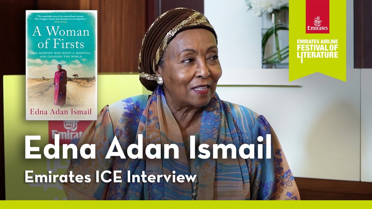 Edna Adan Ismail speaks to Emirates ICE at EmiratesLitFest
