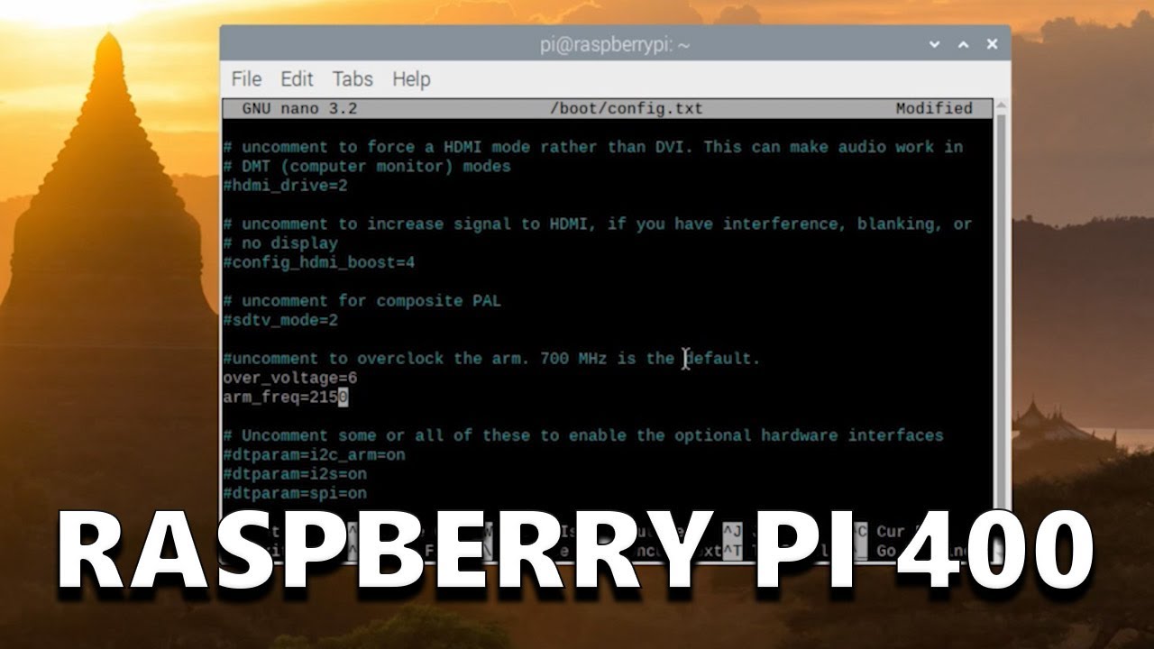 Overclocking the Raspberry Pi 400