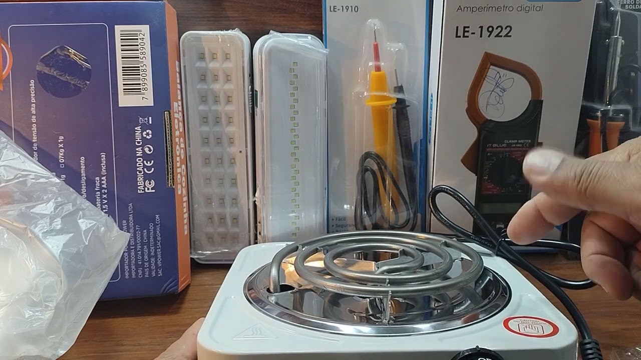 FIX Fogão Elétrico Espiral 127V/1000W Apresentação! (Vídeo 2/2). EP:990