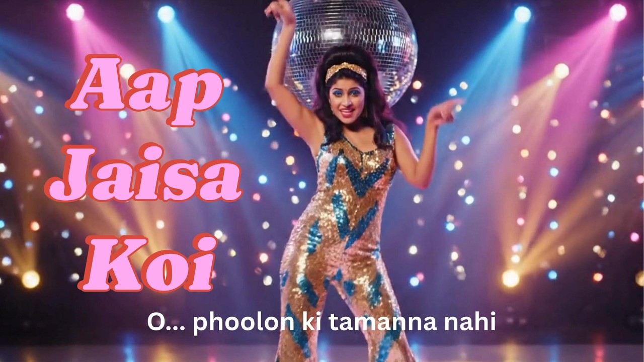 Aap Jaisa Koi | 80s Disco Version | Nazia Hassan | Bappi Lahiri |Bollywood Disco