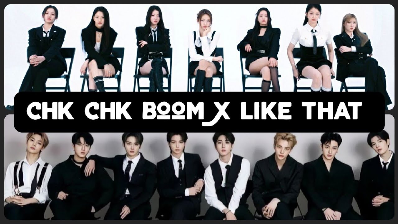 Chk Chk boom X like That | Babymonster X Straykids Mashup #straykids #babymonster #remix #likethat
