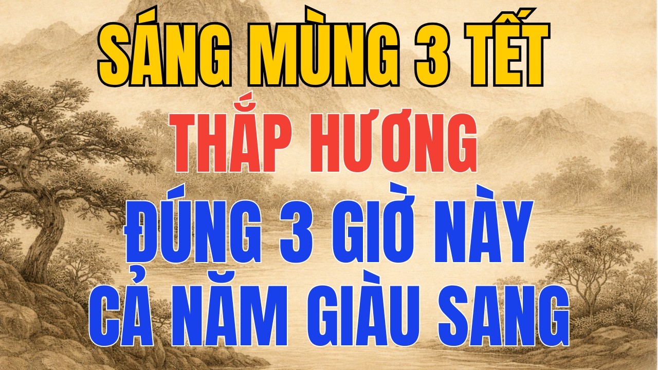 Mùng 3 Tết 2026 Cúng Sáng Hay Chiều 2 Khung Giờ Đẹp Giữ Lộc, Tránh Cúng Sai