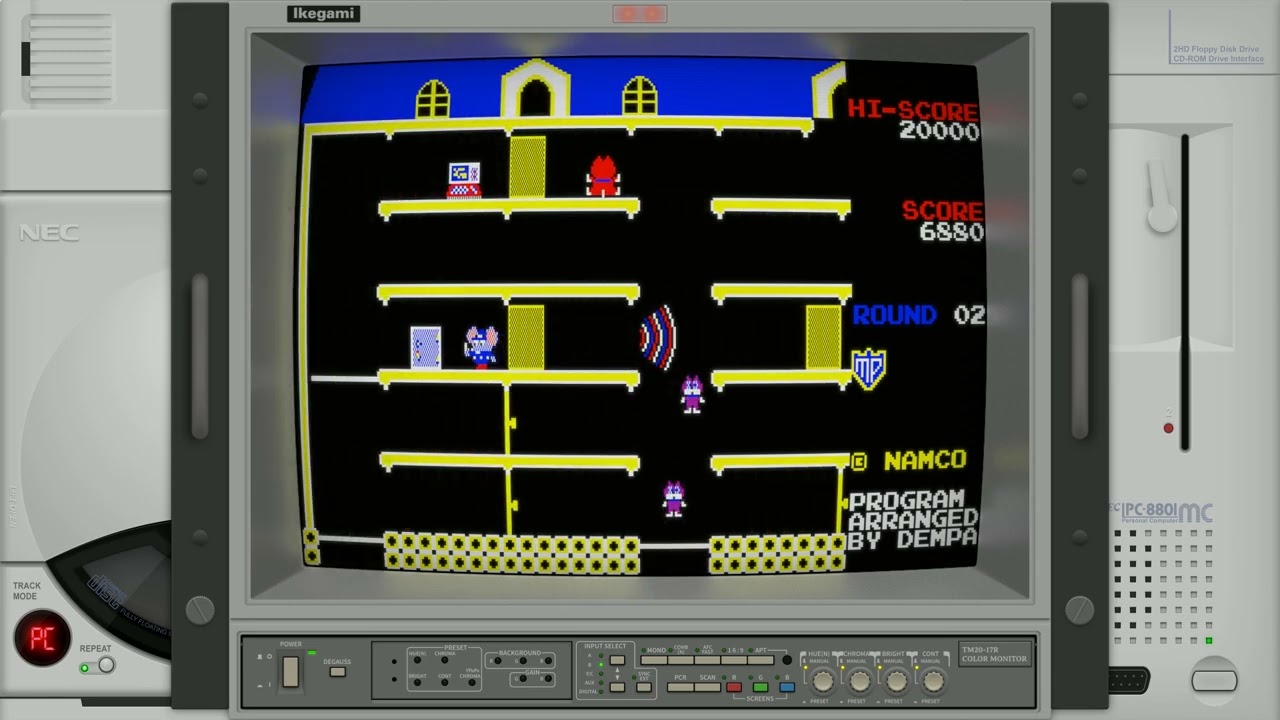 Mappy for PC-88(1986)