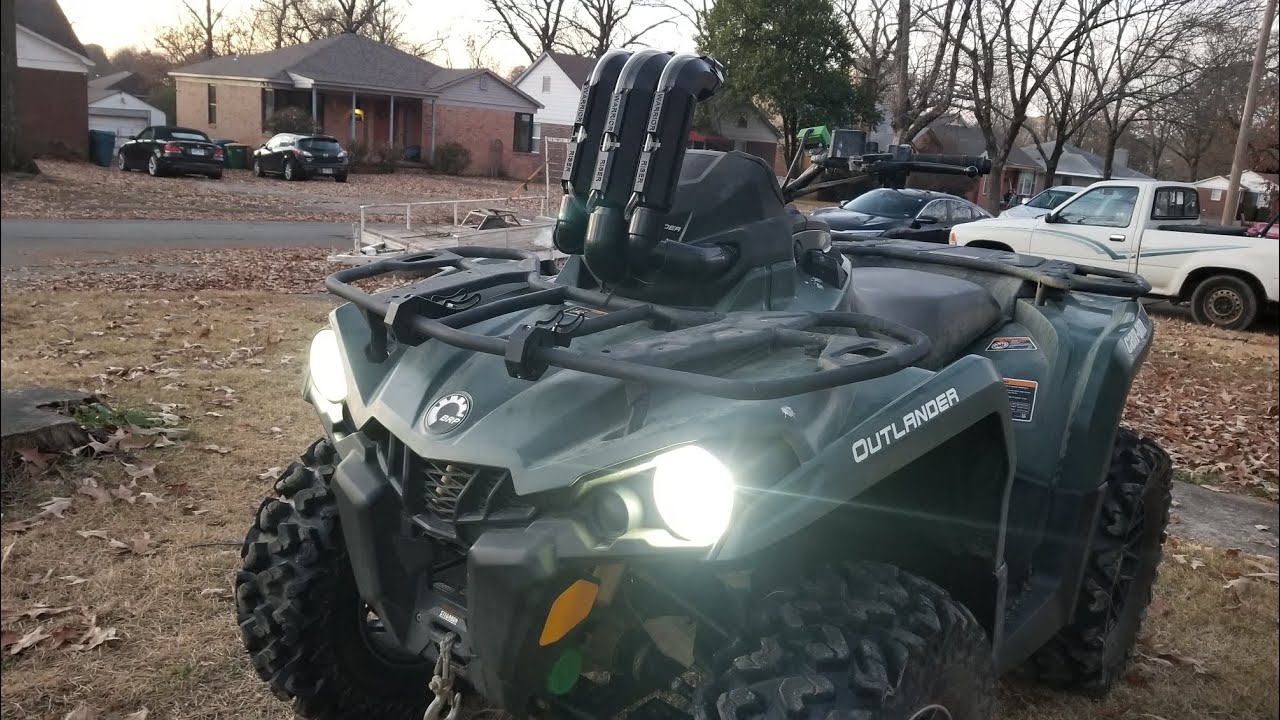 2021 can am outlander 450 warrior riser snorkel kit installation. #moochiezminizmedia #canam