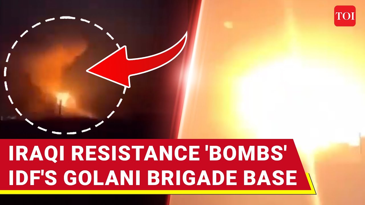 Israel's Golani Brigade Base 'Bombed'; Iraqi Fighters Launch One Of The Largest Drone Attacks