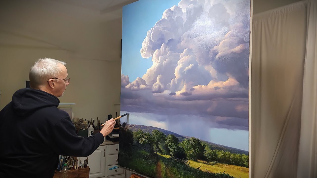 Oil Painting Landscape Demo (
