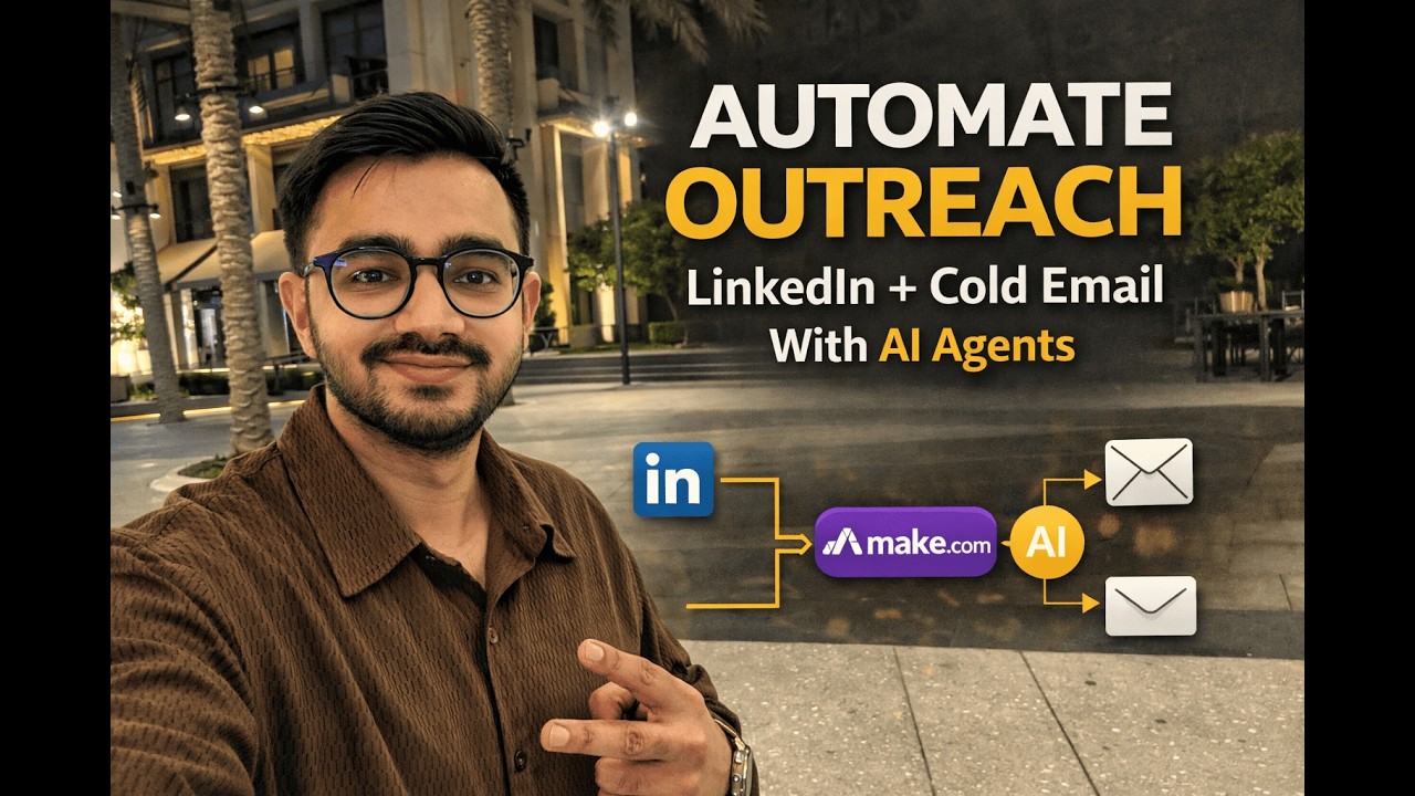 Automate your LinkedIn & Cold Email Outreach using AI Agents