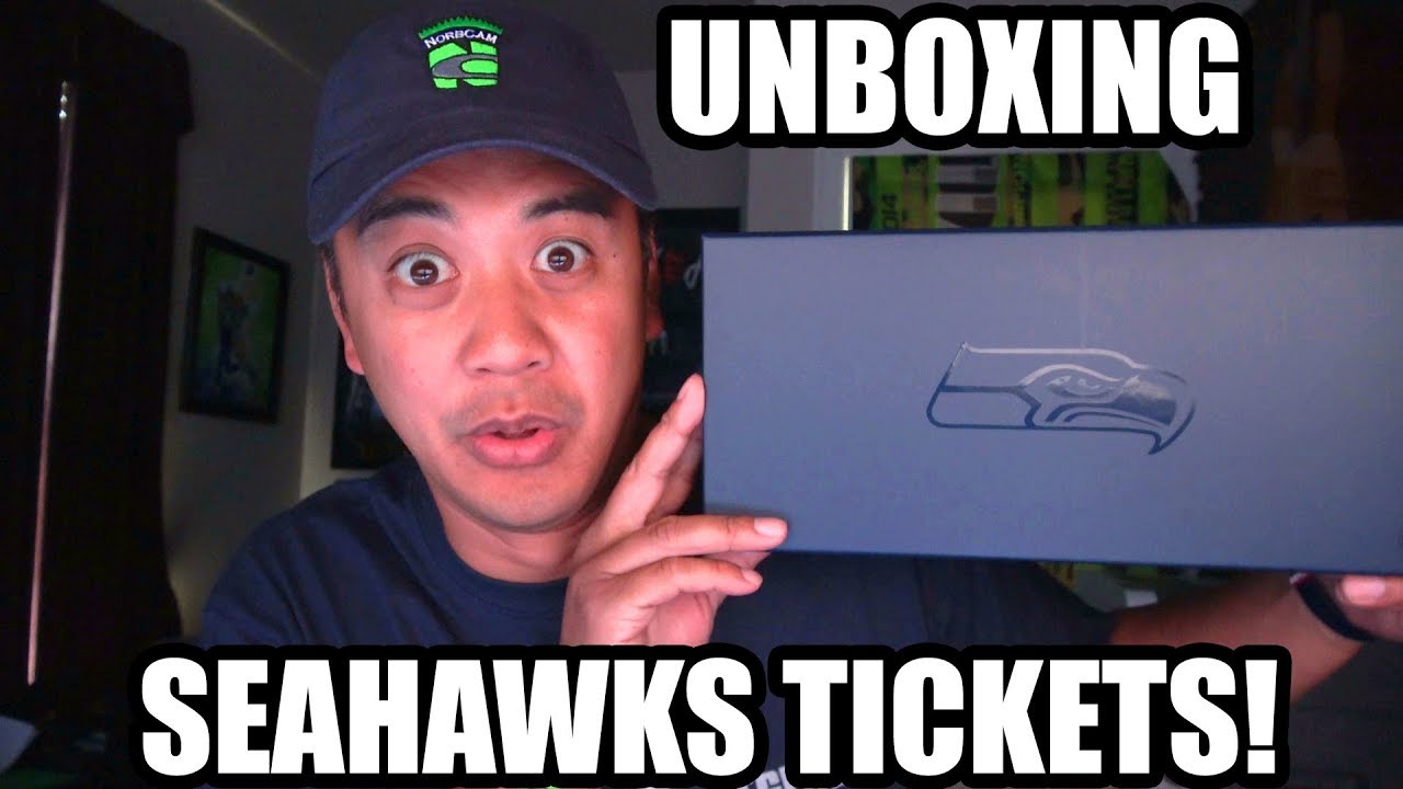 Unboxing Seahawks Tickets!