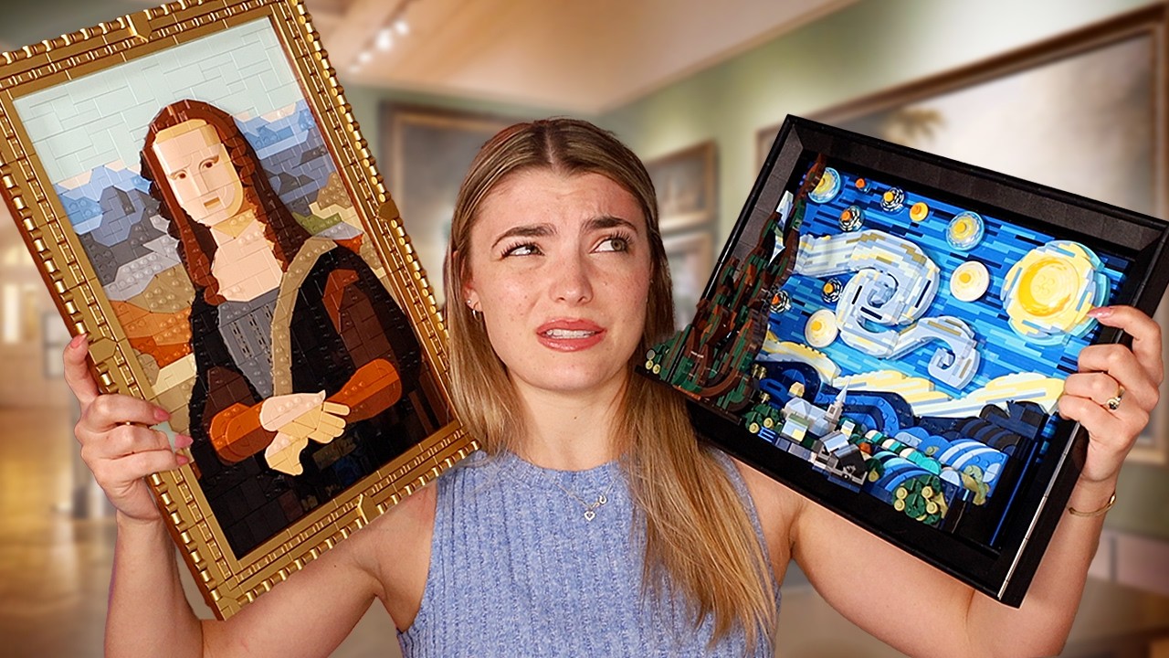 Сборка Lego Art | Обзор «Звёздной ночи» Ван Гога 21333