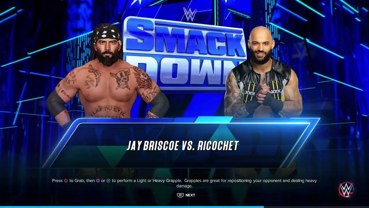WWE 2K23: JAY BRISCOE VS RICOCHET   