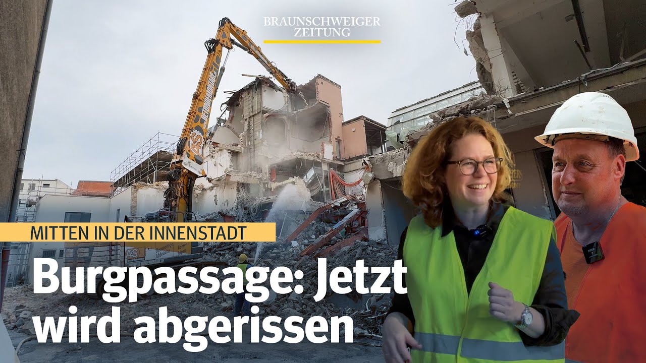 Burgpassage: Jetzt wird abgerissen