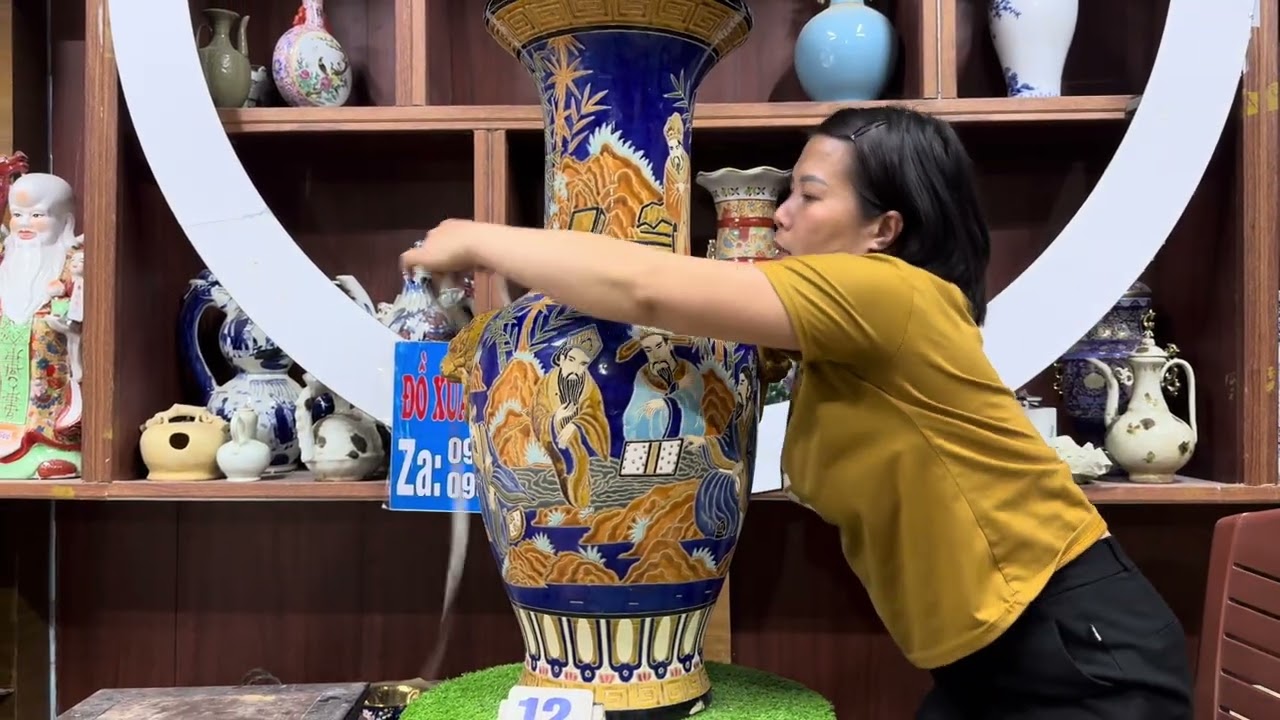 Clip844(16/3) giao lưu đồ gốm sứ các loại giá cả hợp lý bao sip-đồ xưa cũ minh thuỷ